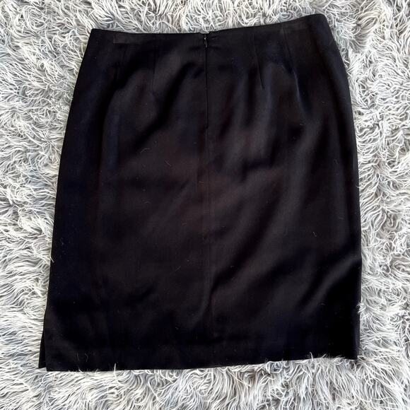 3 Piece Amanda Smith Suits Pencil Skirt Blazer Top Black Suit Plus Womens 16 - Picture 8 of 15